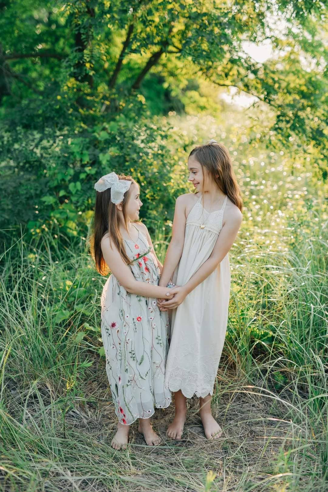 Vintage Handkerchief Bow on Clip • Clementine