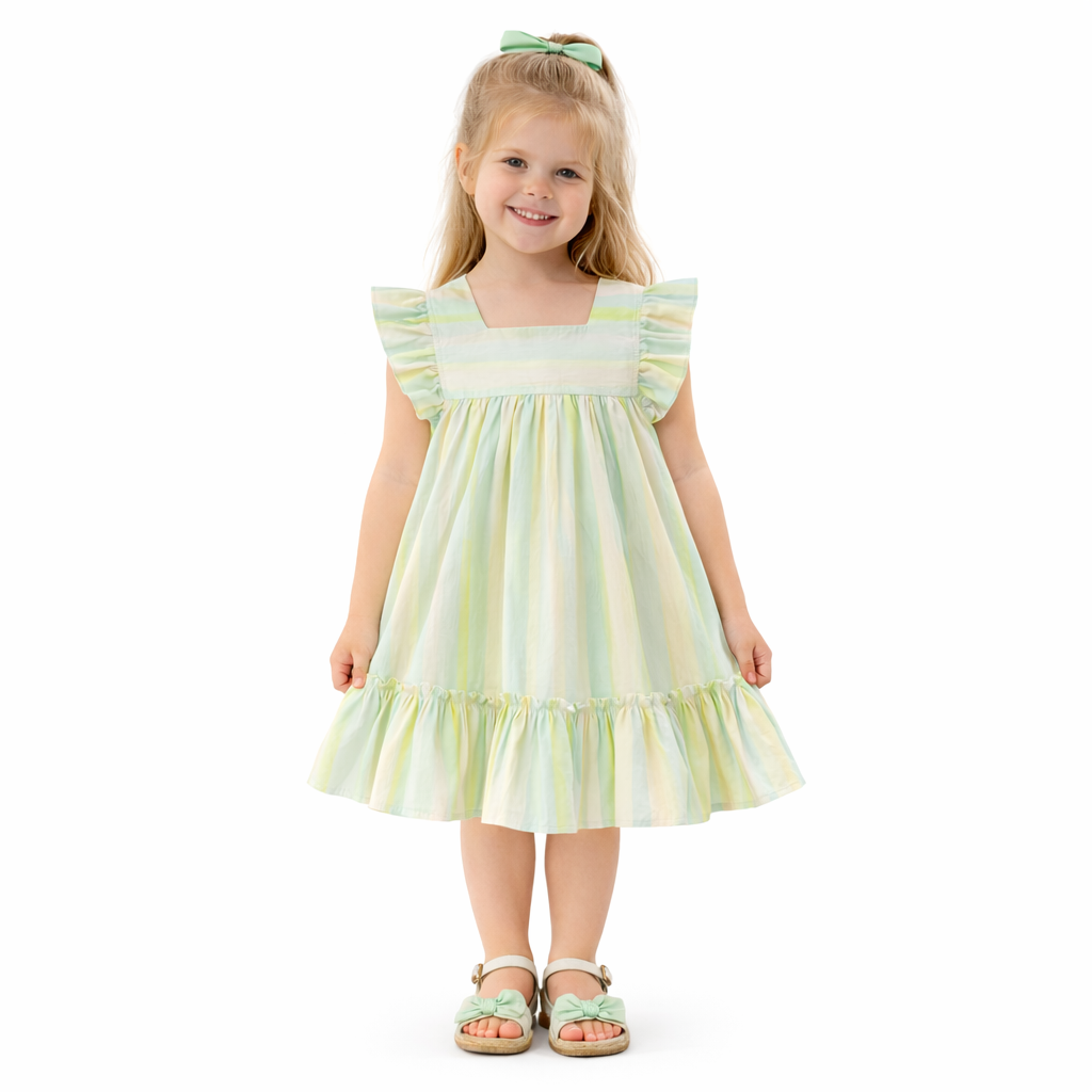 Soft Summer Striped Dress