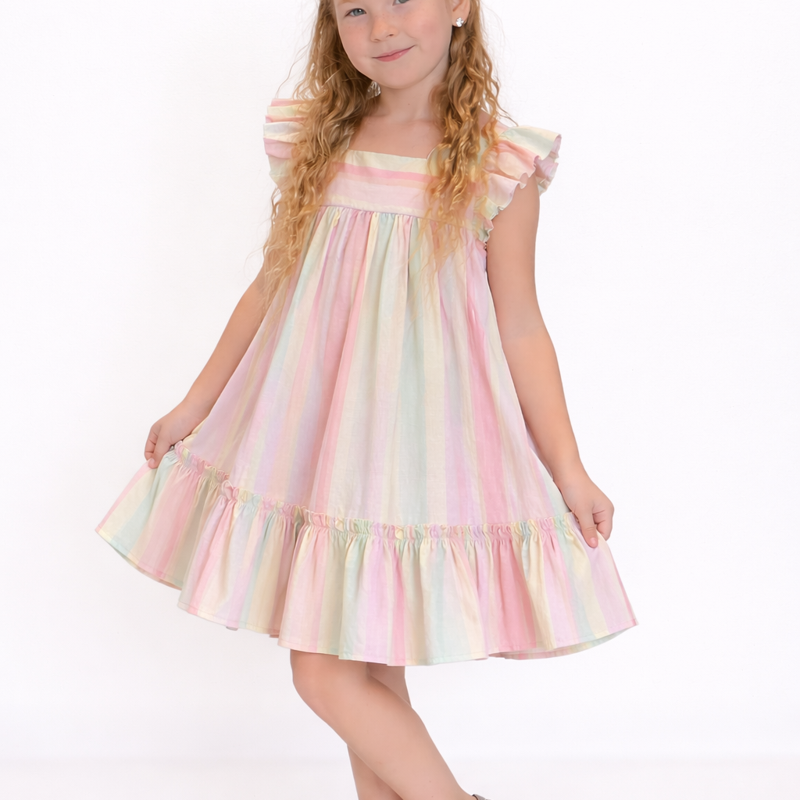 Soft Summer Striped Dress